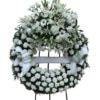 Corona Funeraria Blanca